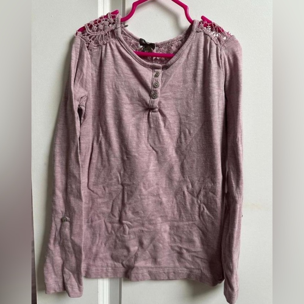 7/8 Poof Girl Lilac Top